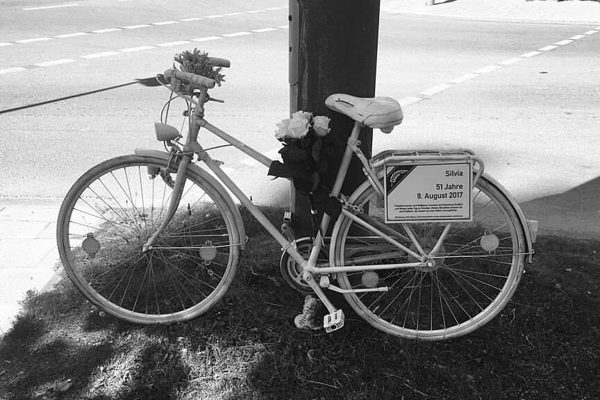 Radl mit beim Ride of Silence! ADFC München