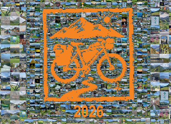 Motiv Radreisen als Collage mit Bilder aus der vergangenen Saison 2025