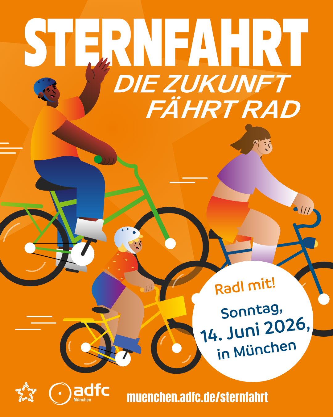 Sternfahrt - Demomaterialien - ADFC München